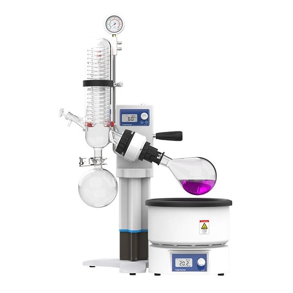 Cole Parmer RV-200A-2 Motorized Lift Rotary Evaporator, 2 L; 220 VAC 5241195 - main